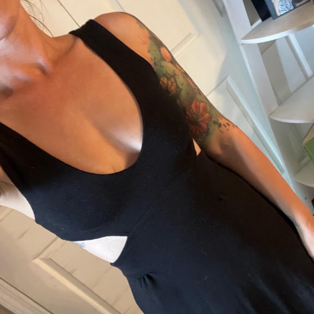 Cut out maxi dress